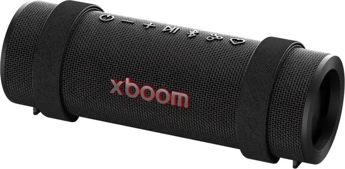 Boxa Portabila Bluetooth LG XBOOM Grab, Tuned by will.i.am, 30W RMS, Rezistenta la Apa IP67, Baterie 20h, Bluetooth 5.4, Efecte de Lumina, Negru