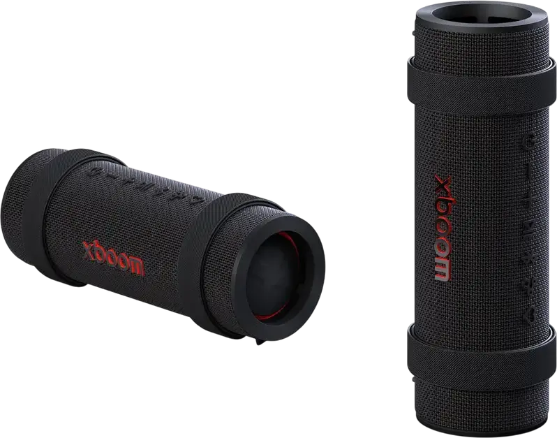 Boxa Portabila Bluetooth LG XBOOM Grab, Tuned by will.i.am, 30W RMS, Rezistenta la Apa IP67, Baterie 20h, Bluetooth 5.4, Efecte de Lumina, Negru