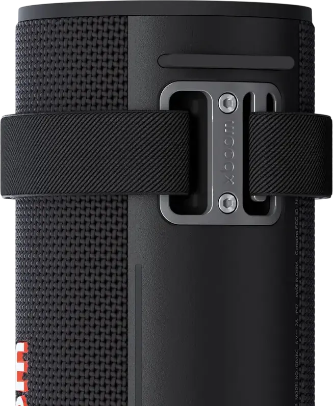 Boxa Portabila Bluetooth LG XBOOM Grab, Tuned by will.i.am, 30W RMS, Rezistenta la Apa IP67, Baterie 20h, Bluetooth 5.4, Efecte de Lumina, Negru