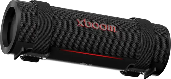 Boxa Portabila Bluetooth LG XBOOM Grab, Tuned by will.i.am, 30W RMS, Rezistenta la Apa IP67, Baterie 20h, Bluetooth 5.4, Efecte de Lumina, Negru