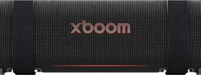 Boxa Portabila Bluetooth LG XBOOM Grab, Tuned by will.i.am, 30W RMS, Rezistenta la Apa IP67, Baterie 20h, Bluetooth 5.4, Efecte de Lumina, Negru