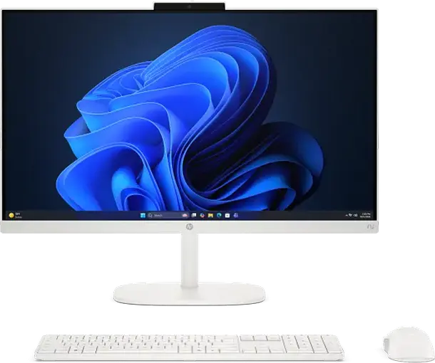 HP ProStudio 2 All-in-One G2i 23.8" FHD IPS PC, Intel Core 5 210H, 12GB DDR5, 512GB SSD, Wi-Fi 7, No OS, White, with Wireless Keyboard and Mouse