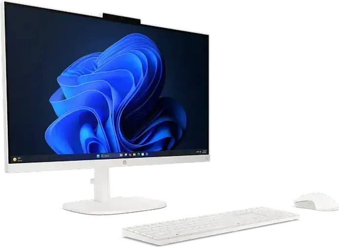 HP ProStudio 2 All-in-One G2i 23.8" FHD IPS PC, Intel Core 5 210H, 12GB DDR5, 512GB SSD, Wi-Fi 7, No OS, White, with Wireless Keyboard and Mouse