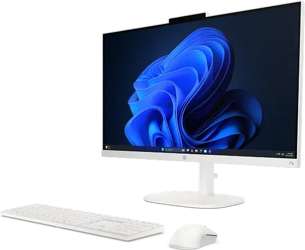 HP ProStudio 2 All-in-One G2i 23.8" FHD IPS PC, Intel Core 5 210H, 12GB DDR5, 512GB SSD, Wi-Fi 7, No OS, White, with Wireless Keyboard and Mouse