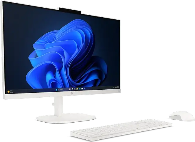 HP ProStudio 2 All-in-One G2i 23.8" FHD IPS PC, Intel Core 5 210H, 12GB DDR5, 512GB SSD, Wi-Fi 7, No OS, White, with Wireless Keyboard and Mouse