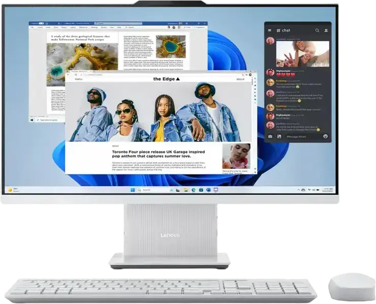 Моноблок Lenovo IdeaCentre AIO 3 27ARR9, 27" FHD IPS антибликовый, AMD Ryzen 5 7533HS, 16GB DDR5, 512GB SSD NVMe, Wi-Fi 6, Cloud Grey, без ОС