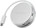 Adaptor Hub USB-C Satechi OntheGo 5-in-1 Multiport, HDMI 4K 60Hz, Incarcare PD 60W, USB 3.2 Gen 1, Cititor Card SD, Design Circular din Aluminiu