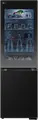 LG GBG5160CEV InstaView Combi Fridge-Freezer, No Frost, Smart Inverter Compressor, ThinQ Wi-Fi, Essence Black Steel, 349L, 186x59.5x67.6 cm