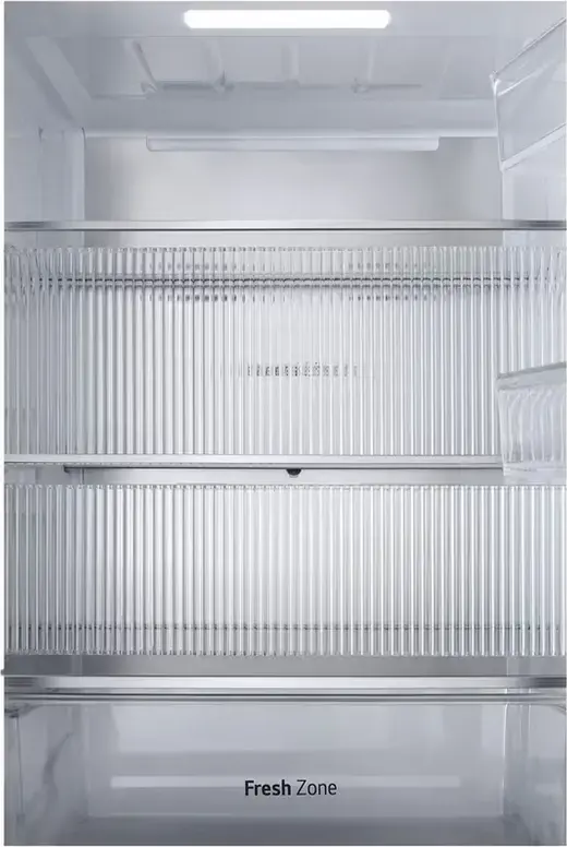 LG GBG5160CEV InstaView Combi Fridge-Freezer, No Frost, Smart Inverter Compressor, ThinQ Wi-Fi, Essence Black Steel, 349L, 186x59.5x67.6 cm