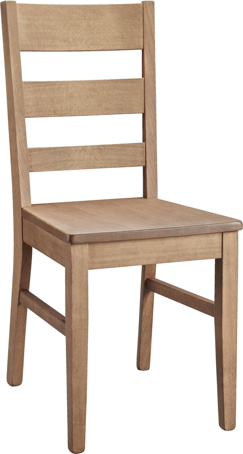 Set de 2 scaune din lemn PULSIVA Fact, lemn de fag masiv, culoare stejar, spatar inalt, 41.5x56.5x93 cm, sarcina max 160 kg, certificare FSC