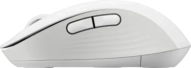 Logitech Signature M650 Wireless Mouse, Medium, Right-handed, SilentTouch, SmartWheel, 400-4000 DPI, Bluetooth & Logi Bolt USB, White