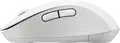 Logitech Signature M650 Wireless Mouse, Medium, Right-handed, SilentTouch, SmartWheel, 400-4000 DPI, Bluetooth & Logi Bolt USB, White