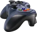Gamepad Logitech F310 cu fir pentru PC si Android, Interfata USB, Moduri XInput si DirectInput, Grip Ergonomic, Albastru