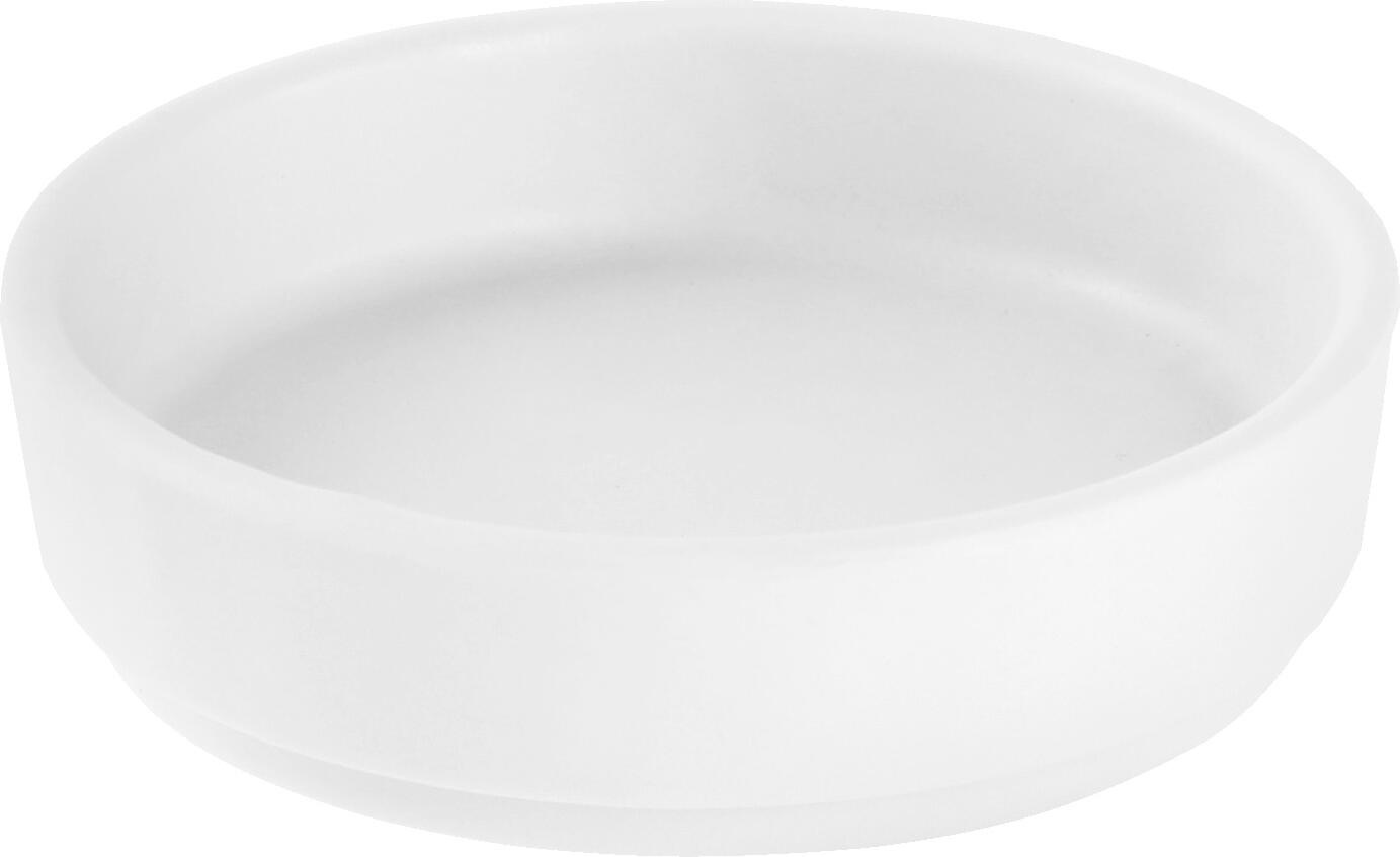 Set de 6 piese Boluri Mini pentru Desert VEGA Foglia, Alb Lucios, Melamină, 65ml, Diametru 8.6cm, Rotund, Rezistent la Șocuri, Sigur pentru Mașina de Spălat Vase