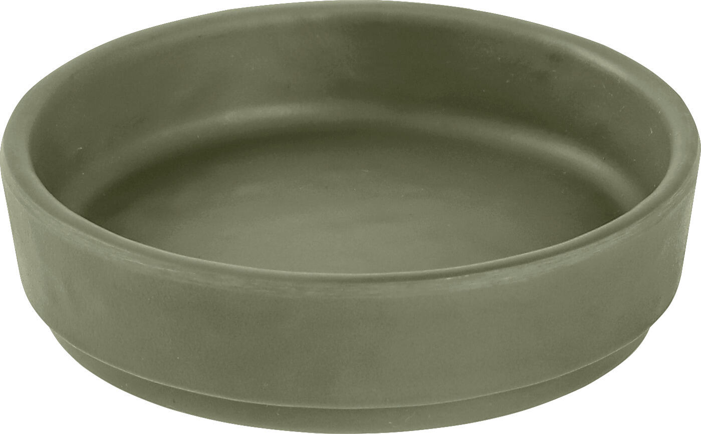 VEGA LUSINI Solutions GmbH Mini bowl Foglia Mini Schälchen Foglia Mini bowl Foglia; 65 ml, 8.6x2.3 cm (ØxH); olive; round; 6 piece / pack Mini Schälchen Foglia; 65 ml, 8.6x2.3 cm (ØxH); oliv; rund; 6 Stück / Pack Mini bowls made of melamine. Can be used from -30 °C to +70 °C. Shockproof and dishwasher safe. Mini-Schälchen aus Melamin. Einsetzbar von -30 °C bis +70 °C. Stoßfest und Spülmaschinenfest.