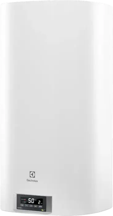Электрический водонагреватель Electrolux EWH 100 Fmx DL, 100 л, 2000 Вт, сухой ТЭН X-HEAT, цифровой LCD-дисплей, вертикальный/горизонтальный, белый