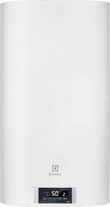 Электрический водонагреватель Electrolux EWH 100 Fmx DL, 100 л, 2000 Вт, сухой ТЭН X-HEAT, цифровой LCD-дисплей, вертикальный/горизонтальный, белый