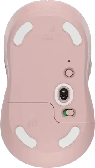 Logitech Signature M650 L Wireless Mouse, Pink, Large Size for Large Hands, 4000 DPI, SilentTouch, SmartWheel, Bluetooth & USB Logi Bolt, Windows macOS ChromeOS