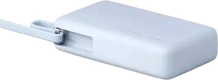 Xiaomi 67W Power Bank 10000 BHR08NZGL 10000mAh External Battery with Integrated USB Type-C Cable, LCD Display, 67W Max Output, Light Blue