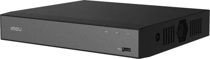 Сетевой видеорегистратор Imou NVR-N110-4P, 10 IP-каналов, 4 PoE-порта, макс. разрешение 10 Мп, 4K HDMI/VGA, H.265, поддержка SATA 16 ТБ, WiFi, ONVIF