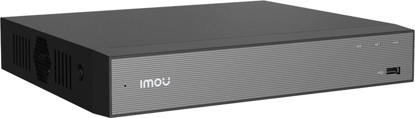 Сетевой видеорегистратор Imou NVR-N110-4P, 10 IP-каналов, 4 PoE-порта, макс. разрешение 10 Мп, 4K HDMI/VGA, H.265, поддержка SATA 16 ТБ, WiFi, ONVIF