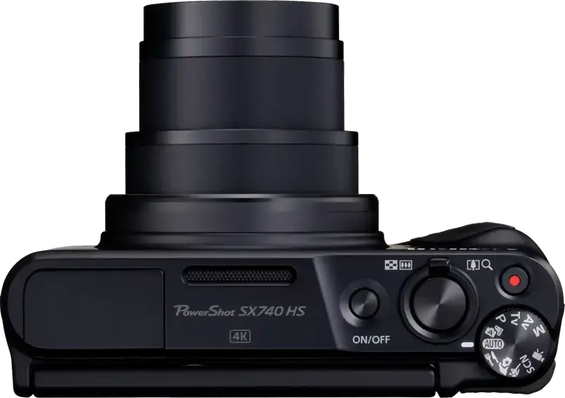 Canon PowerShot SX740 HS Lite Edition Digital Camera, 20.3 MP, 40x Optical Zoom, 4K Video, DIGIC 8 Processor, Wi-Fi, Bluetooth, GPS, Black