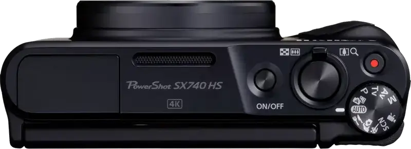 Canon PowerShot SX740 HS Lite Edition Digital Camera, 20.3 MP, 40x Optical Zoom, 4K Video, DIGIC 8 Processor, Wi-Fi, Bluetooth, GPS, Black