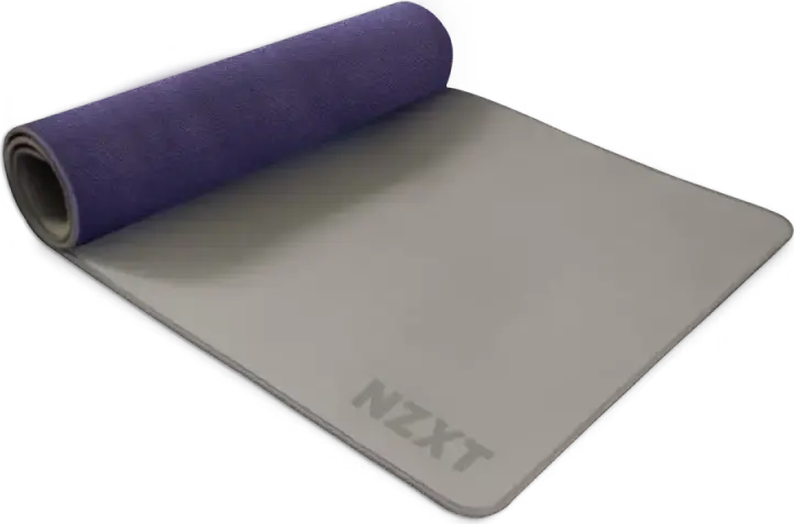 NZXT MXP700 Gaming Mouse Pad, Medium Extended Fabric Surface, Non-Slip Rubber Base, 720x300x3mm, Black, Low Friction Stain Resistant