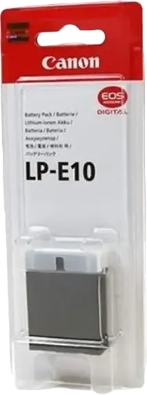 Canon LP-E10 Rechargeable Lithium-ion Battery 7.4V 860mAh for EOS 1100D, 1200D, Rebel T3, T5, T6, T7 Digital Cameras