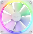 Корпусный вентилятор NZXT F120 RGB RF-C12SF-W1 Белый, 120мм PWM с гидродинамическим подшипником, 500-1800 RPM, 78.86 CFM, 4-pin RGB, антивибрационные уголки