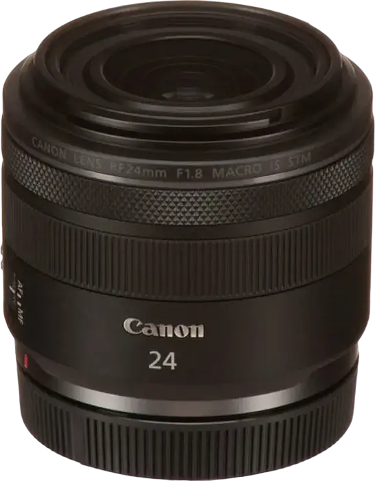 Obiectiv Canon RF 24mm f/1.8 Macro IS STM Prime pentru Full Frame, Autofocus, Stabilizare Imagine, Magnificare Maxima 0.5x, Diametru Filtru 52mm