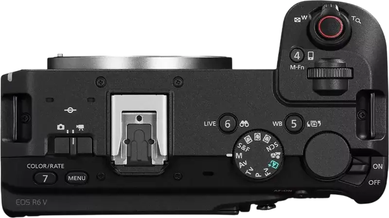 Set de 3 piese Cameră Mirrorless Canon EOS R6 V cu Obiectiv RF 20-50mm f/4 L IS USM PZ, Full Frame CMOS 32.5MP, DIGIC X, 40fps, IBIS
