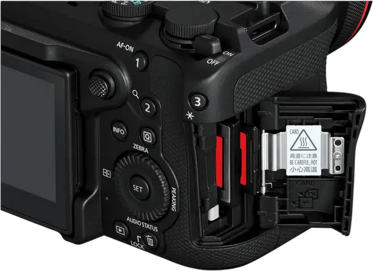 Set de 3 piese Cameră Mirrorless Canon EOS R6 V cu Obiectiv RF 20-50mm f/4 L IS USM PZ, Full Frame CMOS 32.5MP, DIGIC X, 40fps, IBIS