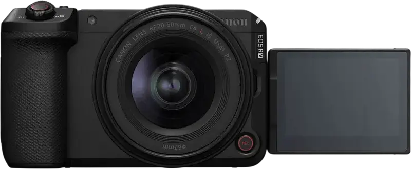 Set de 3 piese Cameră Mirrorless Canon EOS R6 V cu Obiectiv RF 20-50mm f/4 L IS USM PZ, Full Frame CMOS 32.5MP, DIGIC X, 40fps, IBIS