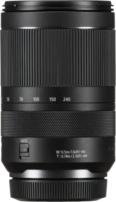 Объектив Canon RF 24-240mm f/4.0-6.3 IS USM Full Frame с оптическим стабилизатором изображения и ультразвуковым мотором USM, диаметр фильтра 72мм