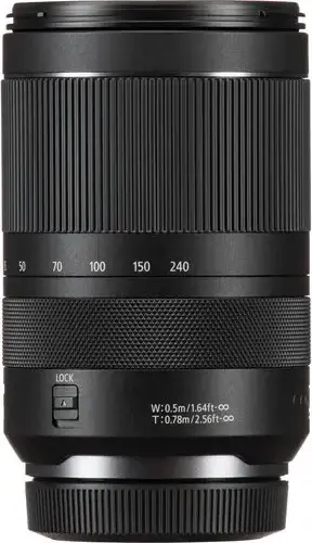 Объектив Canon RF 24-240mm f/4.0-6.3 IS USM Full Frame с оптическим стабилизатором изображения и ультразвуковым мотором USM, диаметр фильтра 72мм