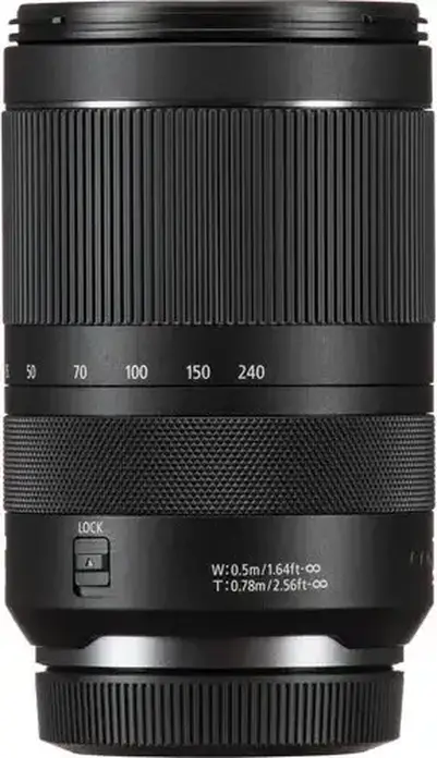 Объектив Canon RF 24-240mm f/4.0-6.3 IS USM Full Frame с оптическим стабилизатором изображения и ультразвуковым мотором USM, диаметр фильтра 72мм