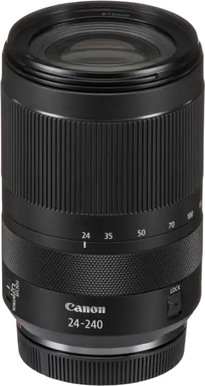 Объектив Canon RF 24-240mm f/4.0-6.3 IS USM Full Frame с оптическим стабилизатором изображения и ультразвуковым мотором USM, диаметр фильтра 72мм