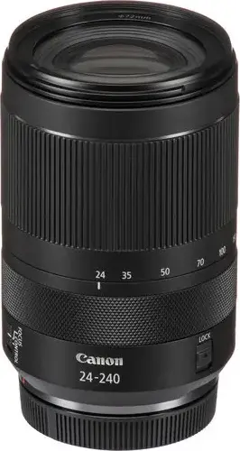 Объектив Canon RF 24-240mm f/4.0-6.3 IS USM Full Frame с оптическим стабилизатором изображения и ультразвуковым мотором USM, диаметр фильтра 72мм
