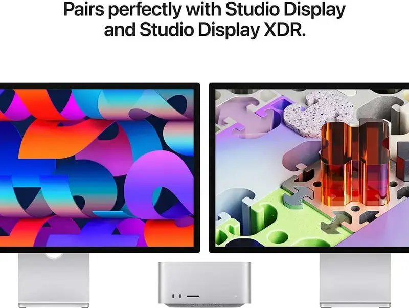 Apple Mac Studio MHL64UA/A cu M5 Max CPU 18-core, GPU 32-core, 36GB RAM, 512GB SSD, Aluminiu, Silver, macOS Golden Gate, cu Tastatura si Mouse