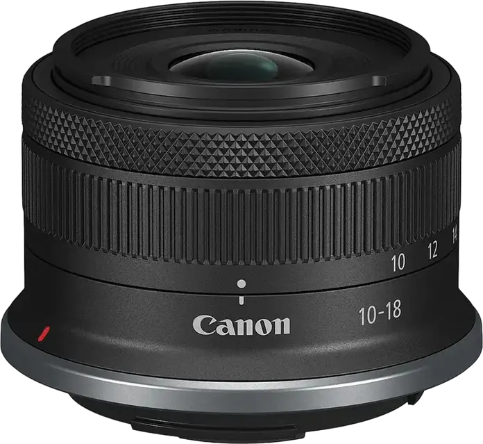 Obiectiv Zoom Ultra-Unghi Canon RF-S 10-18mm f/4.5-6.3 IS STM pentru Montura RF APS-C, Stabilizare Optica, Autofocus STM, Diametru Filtru 49mm