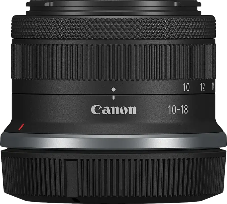 Obiectiv Zoom Ultra-Unghi Canon RF-S 10-18mm f/4.5-6.3 IS STM pentru Montura RF APS-C, Stabilizare Optica, Autofocus STM, Diametru Filtru 49mm