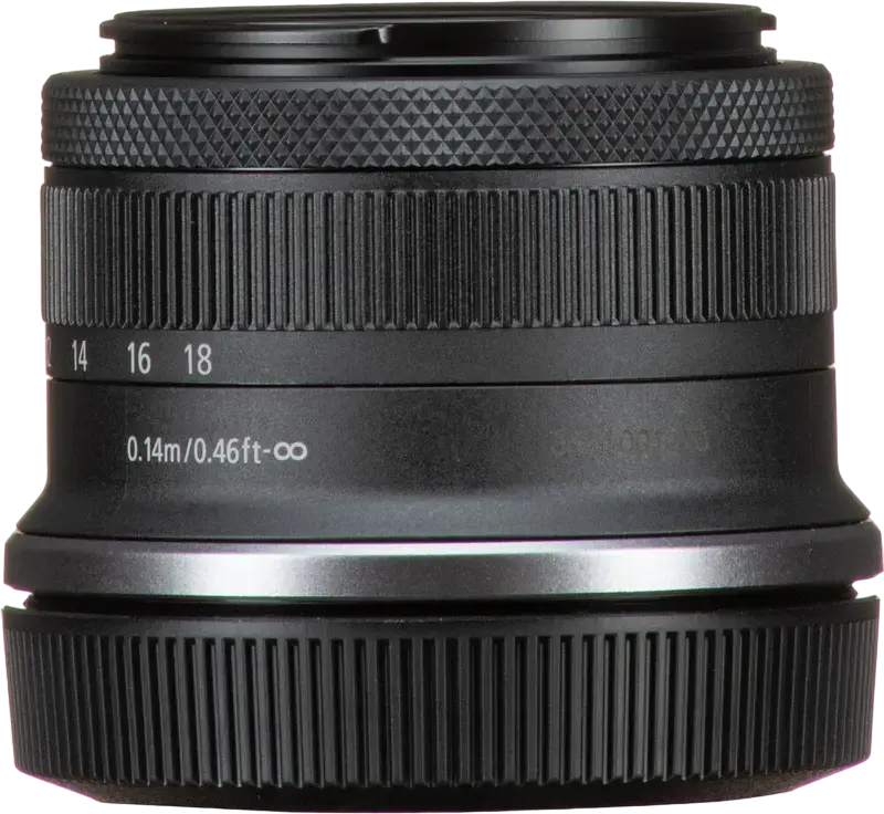 Obiectiv Zoom Ultra-Unghi Canon RF-S 10-18mm f/4.5-6.3 IS STM pentru Montura RF APS-C, Stabilizare Optica, Autofocus STM, Diametru Filtru 49mm