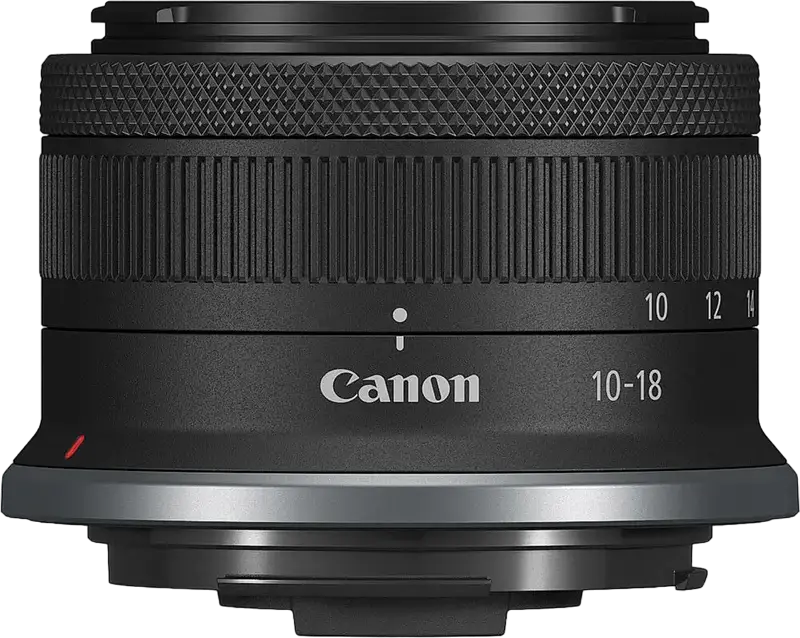 Obiectiv Zoom Ultra-Unghi Canon RF-S 10-18mm f/4.5-6.3 IS STM pentru Montura RF APS-C, Stabilizare Optica, Autofocus STM, Diametru Filtru 49mm