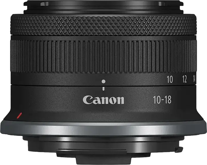 Obiectiv Zoom Ultra-Unghi Canon RF-S 10-18mm f/4.5-6.3 IS STM pentru Montura RF APS-C, Stabilizare Optica, Autofocus STM, Diametru Filtru 49mm