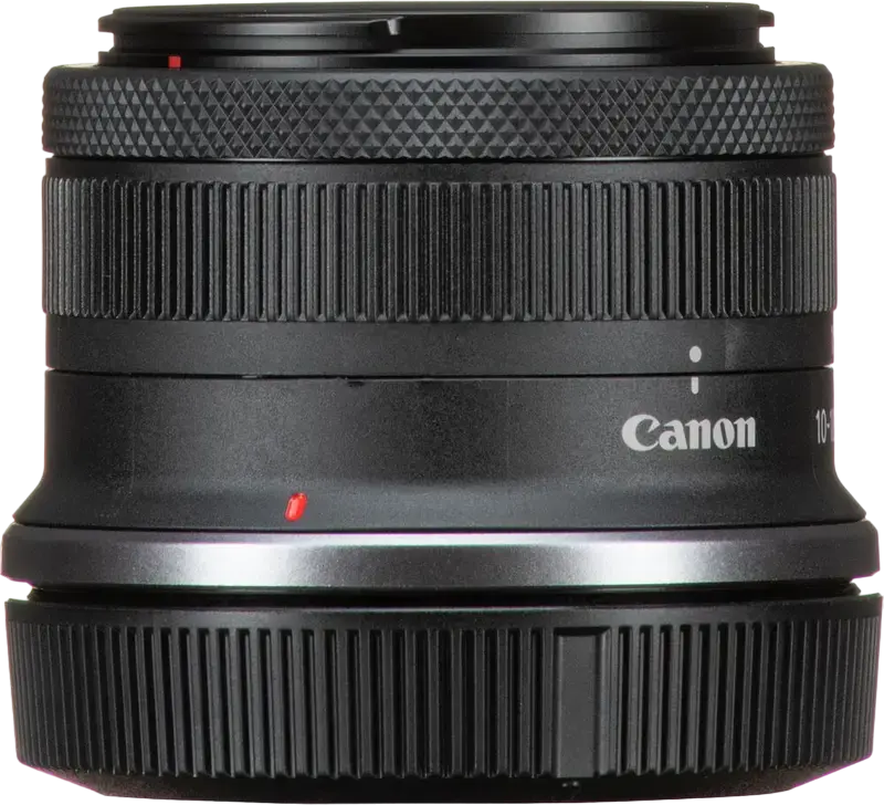 Obiectiv Zoom Ultra-Unghi Canon RF-S 10-18mm f/4.5-6.3 IS STM pentru Montura RF APS-C, Stabilizare Optica, Autofocus STM, Diametru Filtru 49mm