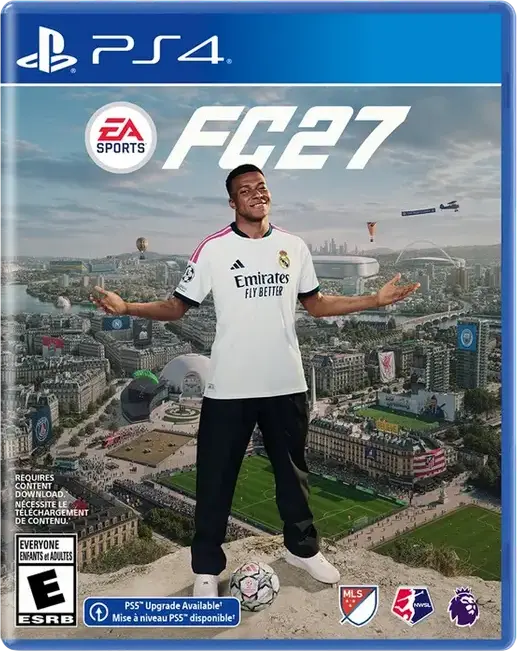 EA Sports FC 27 pentru PlayStation 4 (PS4), Joc Video de Fotbal, Format Disc Fizic, Upgrade PS5 Disponibil, cu Kylian Mbappé