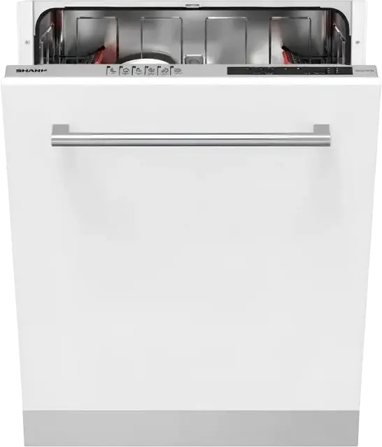 Посудомоечная машина Sharp QW-NI15I49D3X-EU Полновстраиваемая, 13 комплектов посуды, 6 программ, Hygiene 70C, Super Active Drying, класс D, 49 дБ