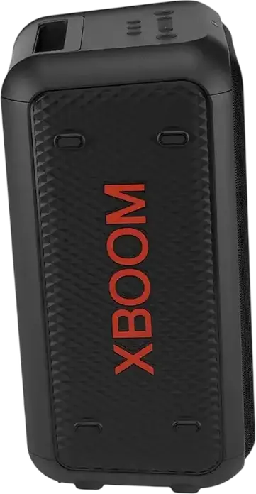 Box Parti Bluetooth Portabil LG XBOOM XL5T, 200W RMS, 2.1 CH, Woofer de 6.5 inch, Rezistenta la apa IPX4, Baterie 12h, Intrare Microfon si Chitara, Negru
