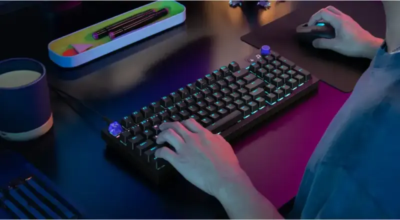 Logitech G316 X 98 Wired Mechanical Gaming Keyboard, 98% Compact Layout with Numpad, Hot-swappable Tactile Switches, 8000Hz Polling Rate, RGB, LED Display
